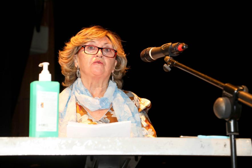 Opositor durante la Inauguración 40º Aniversario APAMA y 15ª Edición Día del Lector -2021