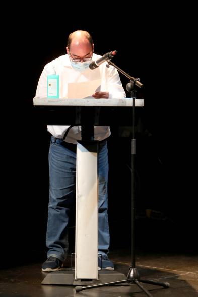 Oponente durante la Inauguración 40º Aniversario APAMA y 15ª Edición Día del Lector -2021