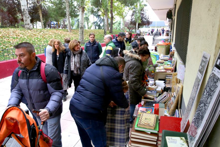 Stand de libros. 