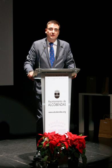 Presentación Calendario APAMA 2020 - Imagen del vicealcalde Miguel Ángel Arranz en un momento de su discurso.