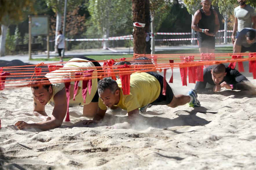 Gladiator Race - Prueba de reptar.