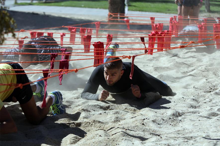Gladiator Race - Prueba de reptar.