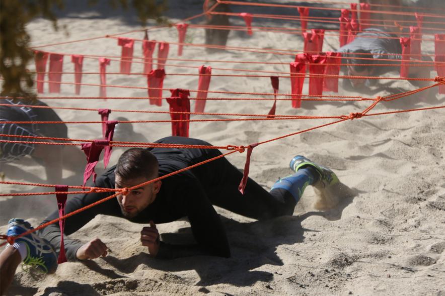 Gladiator Race -Prueba de reptar.