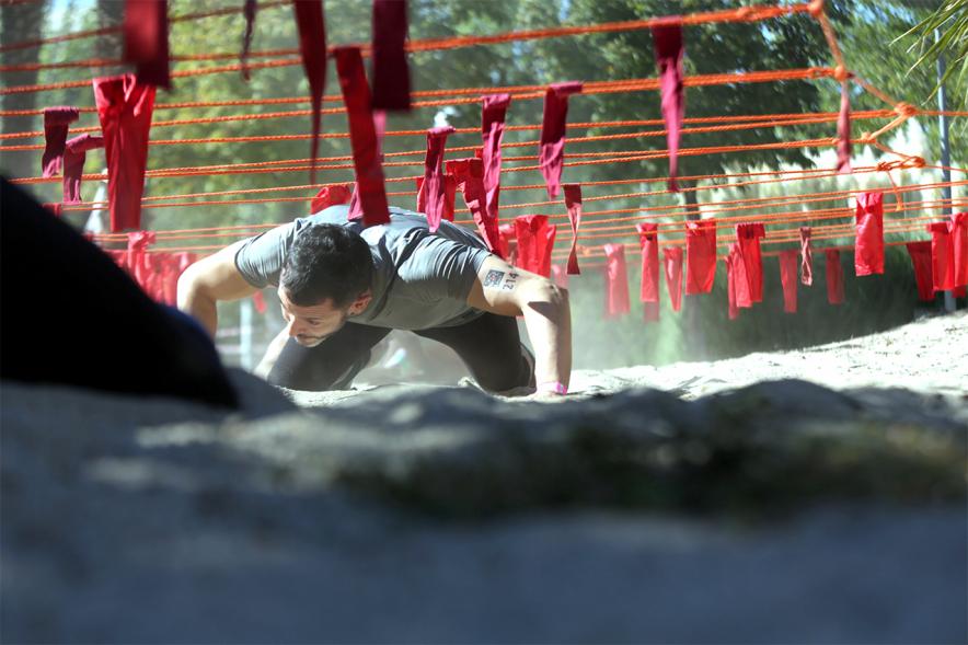 Gladiator Race -Prueba de reptar.
