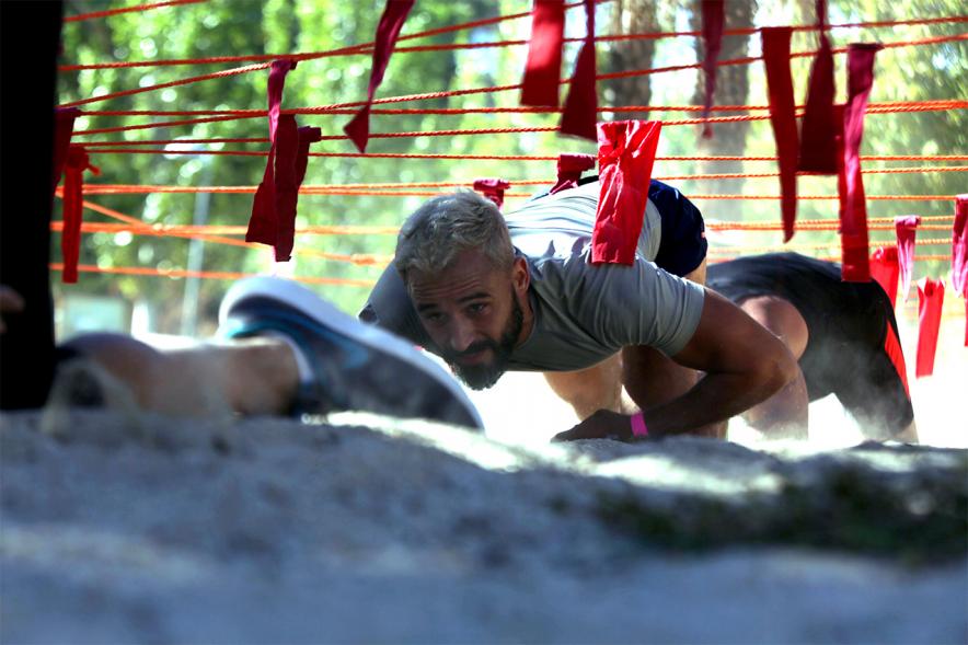 Gladiator Race - Prueba de reptar.
