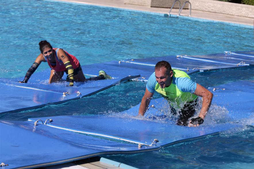 Gladiator Race - Prueba de agua.