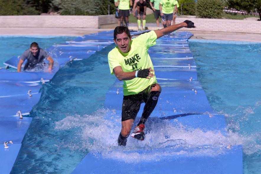 Gladiator Race - Prueba de agua.