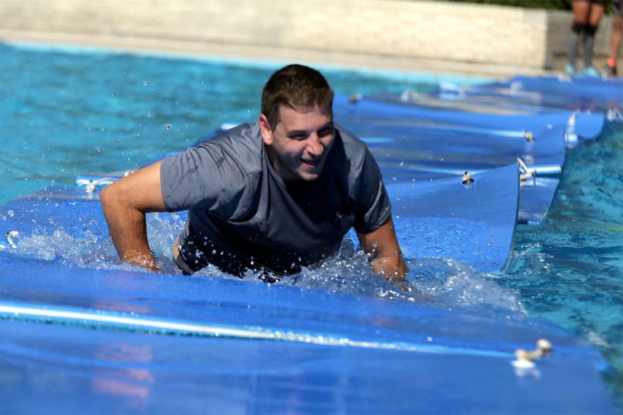 Gladiator Race - Prueba de agua.
