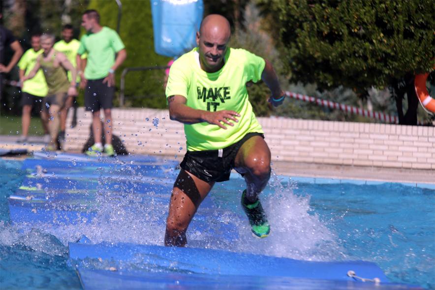 Gladiator Race - Prueba de agua.