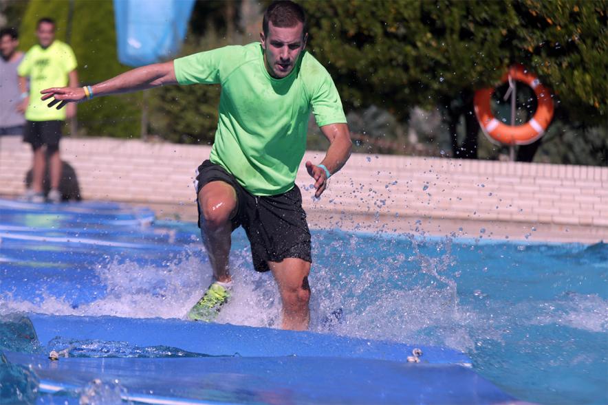 Gladiator Race - Prueba de agua.