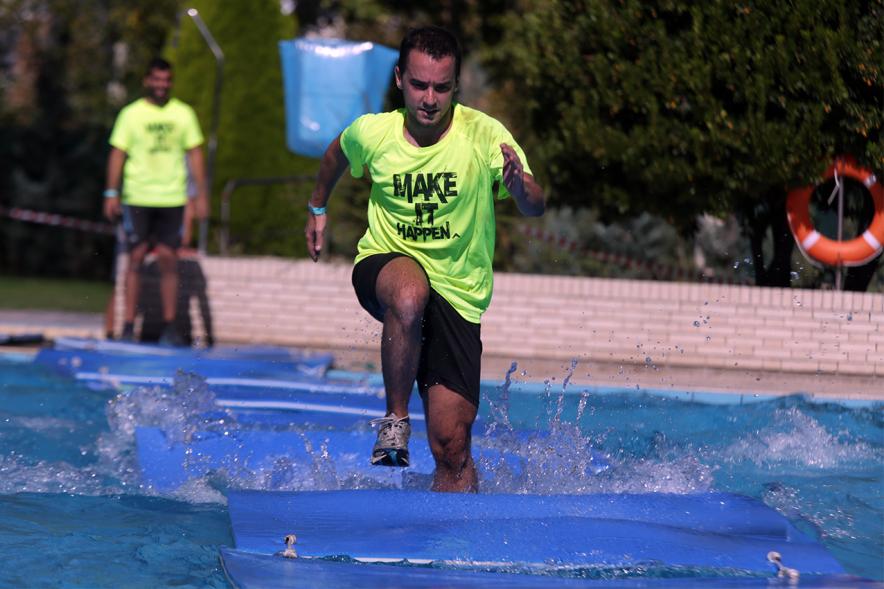 Gladiator Race - Prueba de agua.