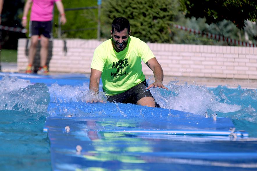 Gladiator Race - Prueba de agua.