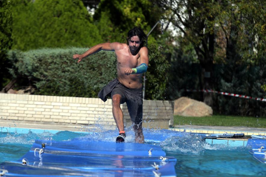 Gladiator Race - Prueba de agua.