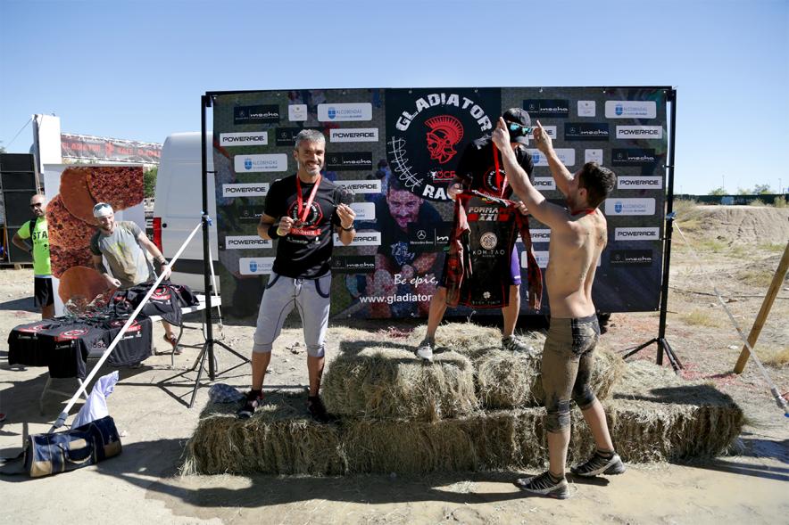 Gladiator Race - Pódium de la prueba.