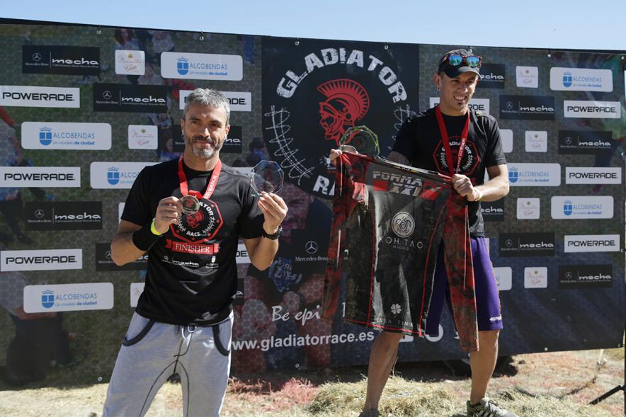 Gladiator Race - Dos ganadores.