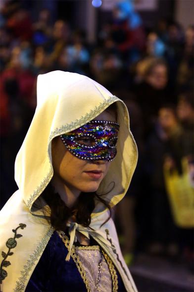 Cabalgata de Reyes 2019 -  Imagen de persona disfrazada que participa en el desfile.