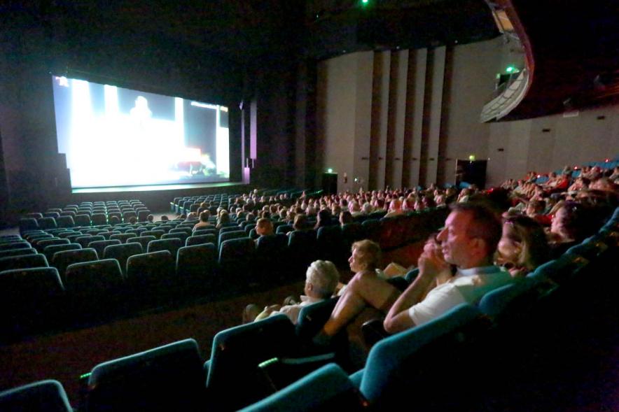 Vista general del evento. Transmisión Ópera desde el TACA -2019