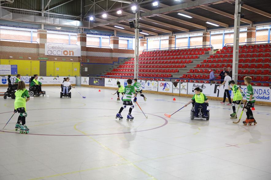 Jornadas Hockey Inclusivo ediciones 3ª y 4ª detalle participantes en juego