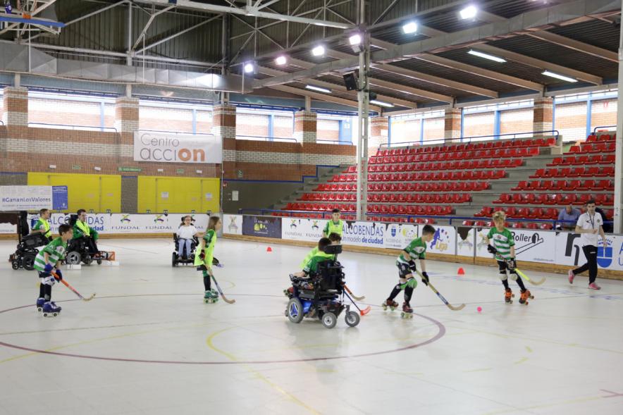 Jornadas Hockey Inclusivo ediciones 3ª y 4ª detalle participantes en juego