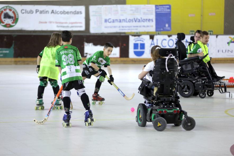 Jornadas Hockey Inclusivo ediciones 3ª y 4ª detalle participantes en juego