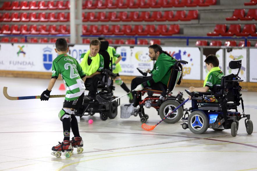 Jornadas Hockey Inclusivo ediciones 3ª y 4ª detalle participantes en juego