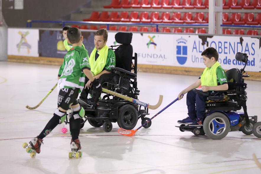 Jornadas Hockey Inclusivo ediciones 3ª y 4ª detalle participantes en juego