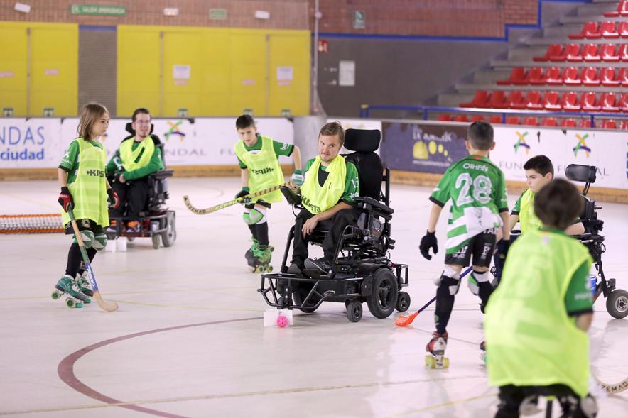 Jornadas Hockey Inclusivo ediciones 3ª y 4ª detalle participantes en juego