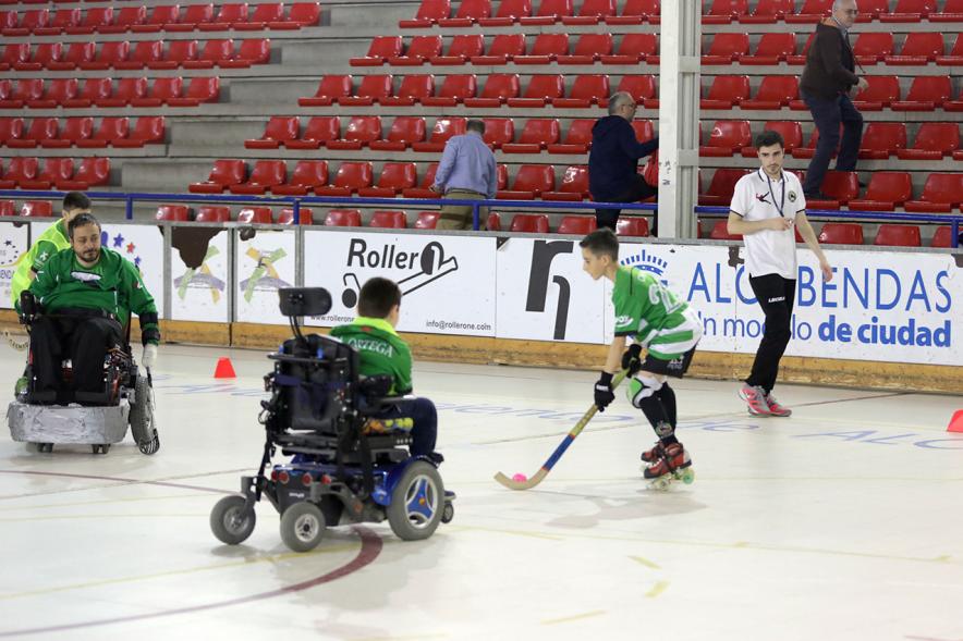 Jornadas Hockey Inclusivo ediciones 3ª y 4ª detalle participantes en juego