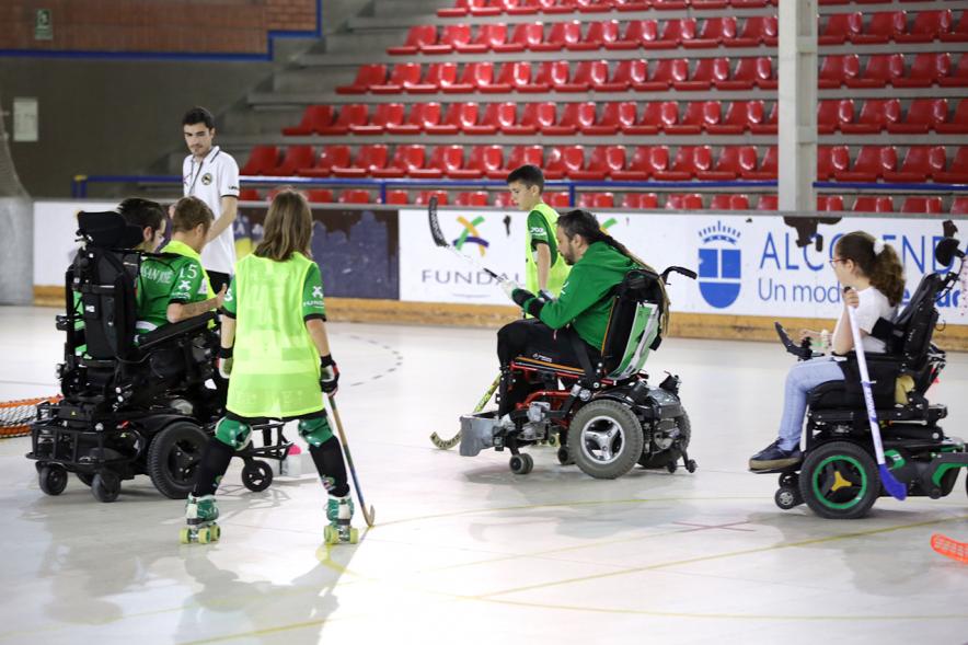 Jornadas Hockey Inclusivo ediciones 3ª y 4ª detalle participantes en juego