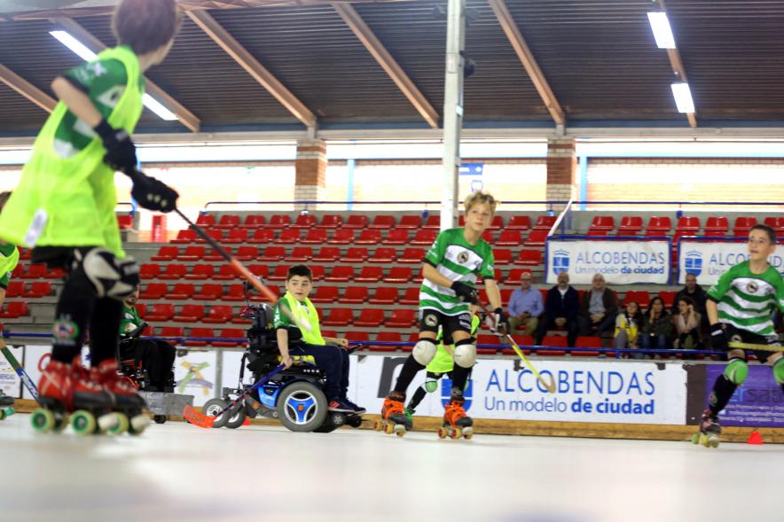 Jornadas Hockey Inclusivo ediciones 3ª y 4ª detalle participantes en juego