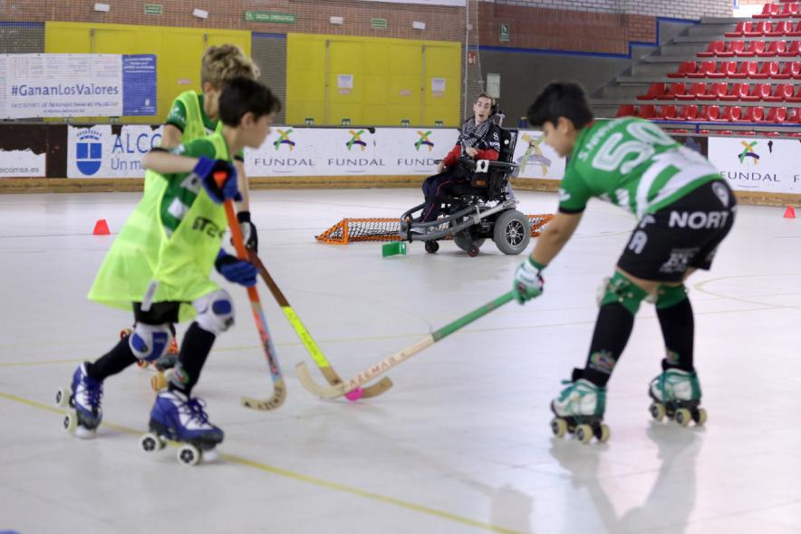 Jornadas Hockey Inclusivo ediciones 3ª y 4ª detalle participantes en juego