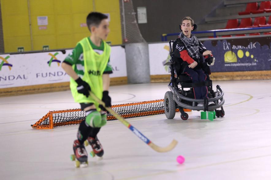 Jornadas Hockey Inclusivo ediciones 3ª y 4ª detalle participantes en juego