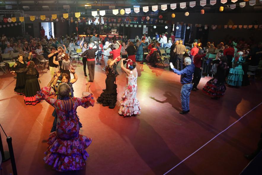 Asistentes al evento Feria de Abril. En el recinto La Esfera. 2019