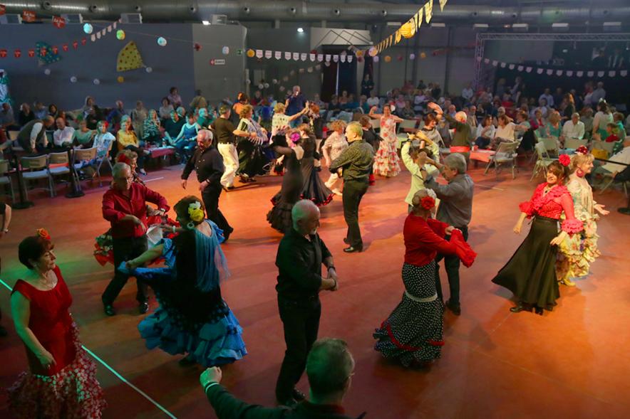 Asistentes al evento Feria de Abril. En el recinto La Esfera. 2019