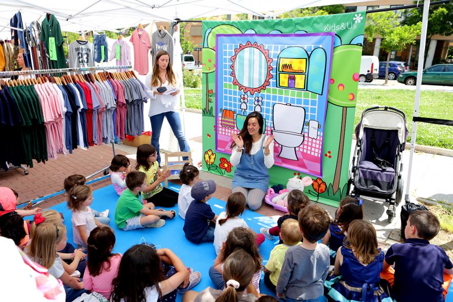 El Comercio Sale a la Calle - Imagen de la actividad infantil.