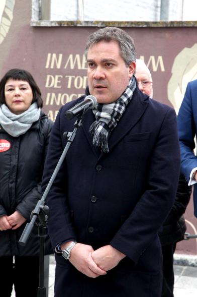 Concejal Ángel Sánchez Sanguino. Homenaje Recuerdo Abogados de Atocha - 2020