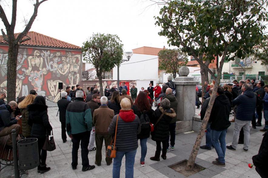 Vista general de los participantes en el Homenaje Recuerdo Abogados de Atocha - 2020