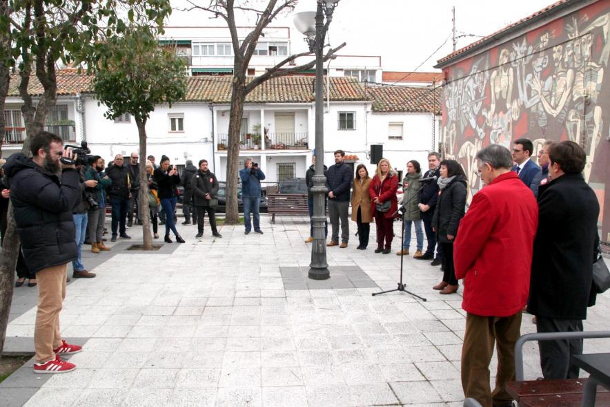 Vista general de los participantes en el Homenaje Recuerdo Abogados de Atocha - 2020