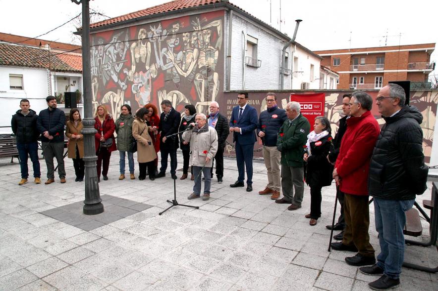 Vista general de los participantes en el Homenaje Recuerdo Abogados de Atocha - 2020