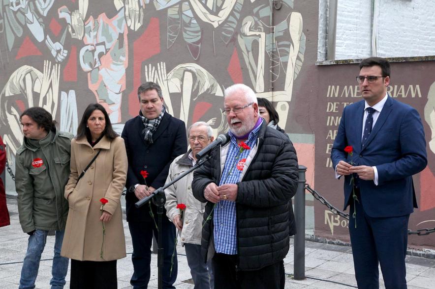  Oponente y autoridades en el Homenaje Recuerdo Abogados de Atocha -2020