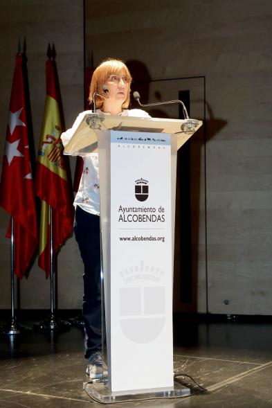Jornada contra el Acoso Escolar - Imagen de un momento de la intervención de una ponente.