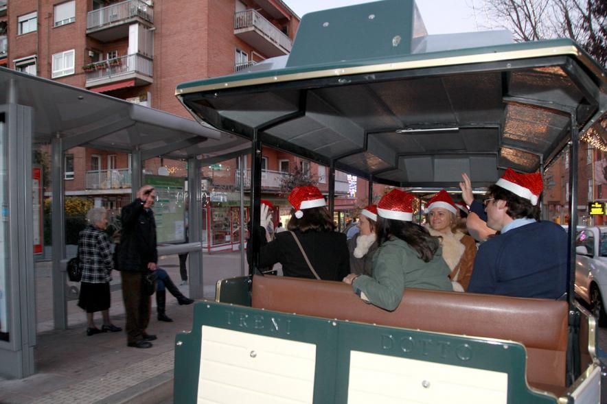 Inauguración Actividades Navideñas - Imagen de inauguración del tren navideño.