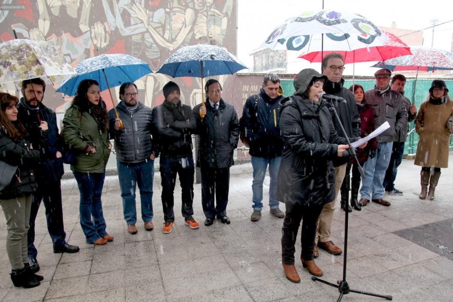Acto en Memoria de los Abogados de Atocha - Lectura del manifiesto.