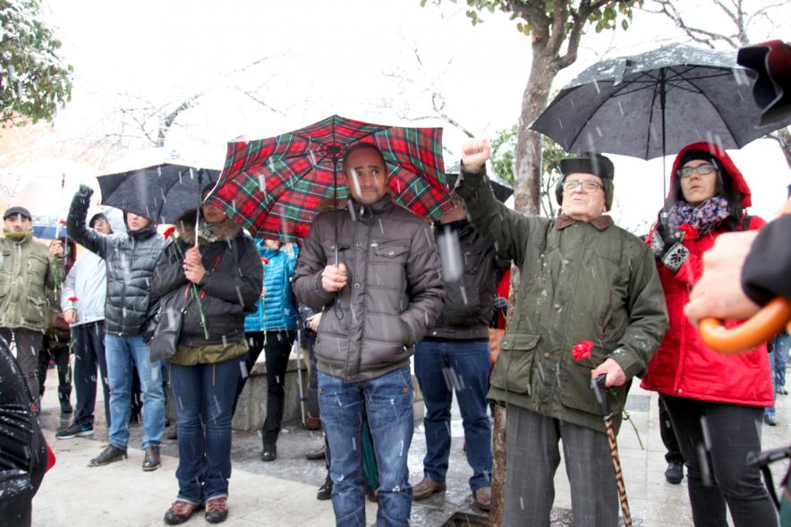 Acto en Memoria de los Abogados de Atocha - El público asistente al homenaje.