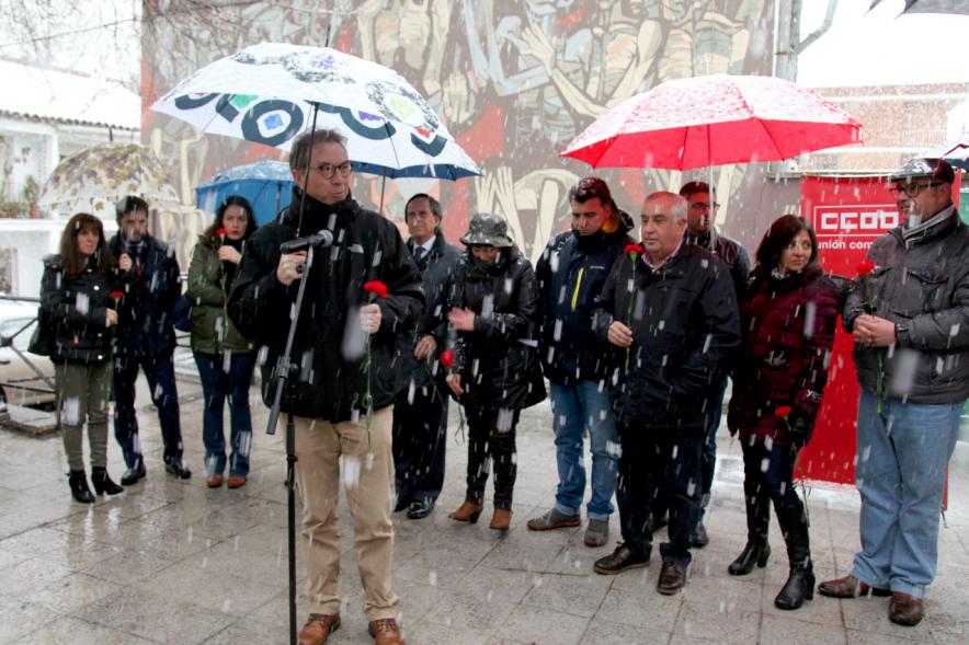 Acto en Memoria de los Abogados de Atocha - Los organizadores del acto.