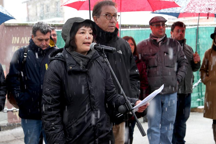 Acto en Memoria de los Abogados de Atocha -  Los asistentes al acto.