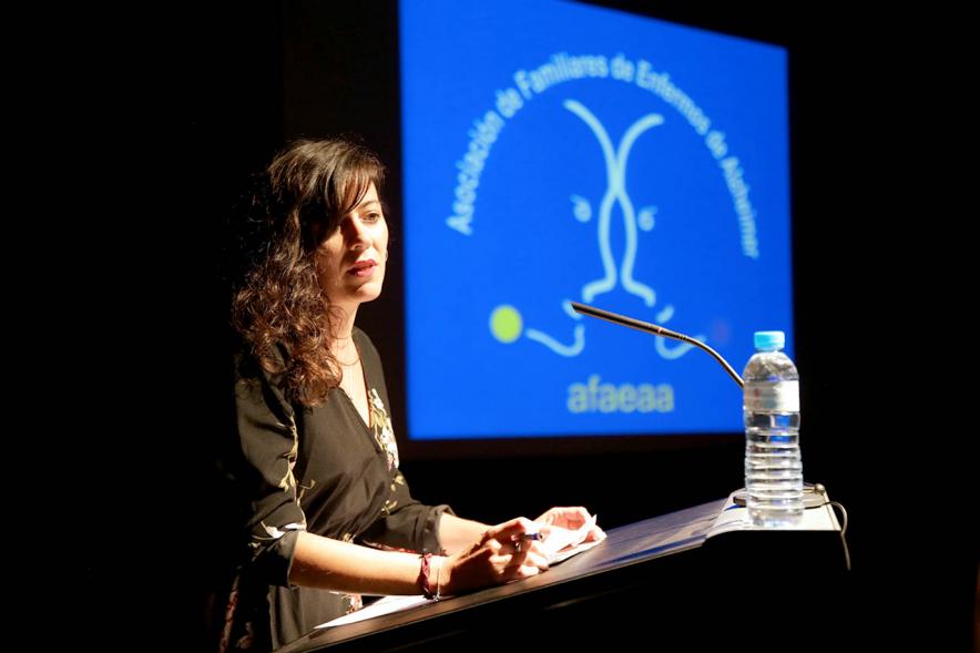 Ponente durante su presentación