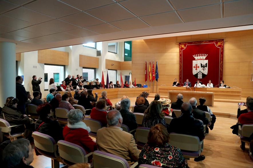 Fiesta de las Aguedas 2018 - - Imagen posterior de los asistentes al pleno.