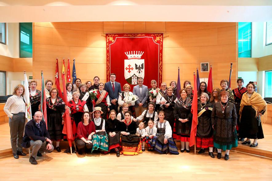 Autoridades y Participantes en la Fiesta de la Aguedas - 2020