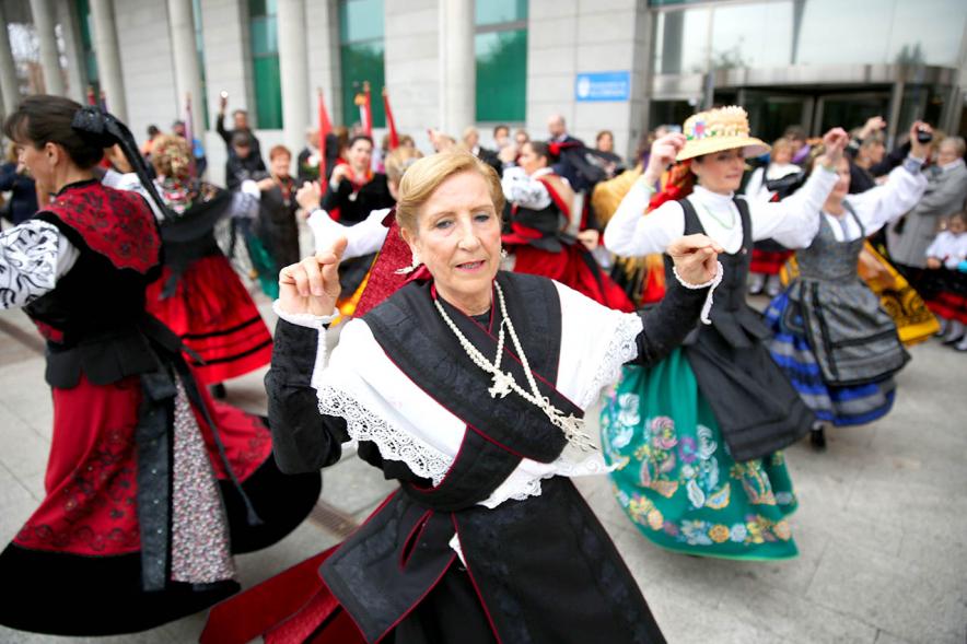 Participantes en la Fiesta de la Águedas – 2020